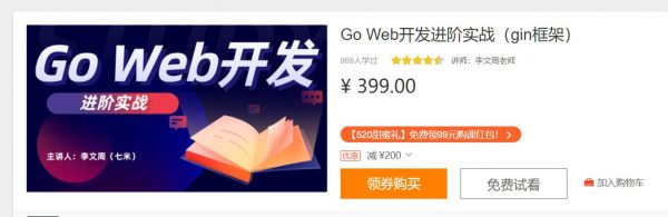 Go Web开发进阶实战