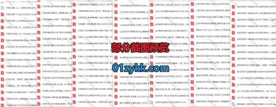 547本环保相关专业书籍教材电子书PDF百度网盘资源合集，包含环保设备原理与设计/环保科学/环保产业/低碳环保/环保技术…等各类环保书籍_赚钱插图1