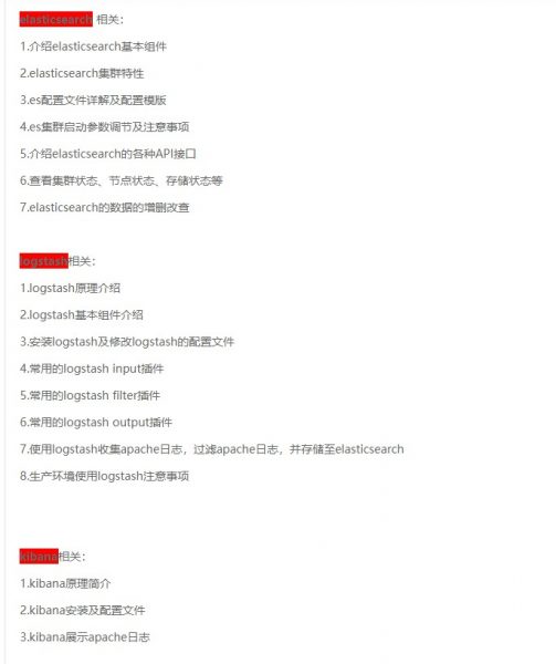 elasticsearch 、logstash、kibana