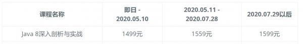 Java 8深入剖析与实战 官方课程价格