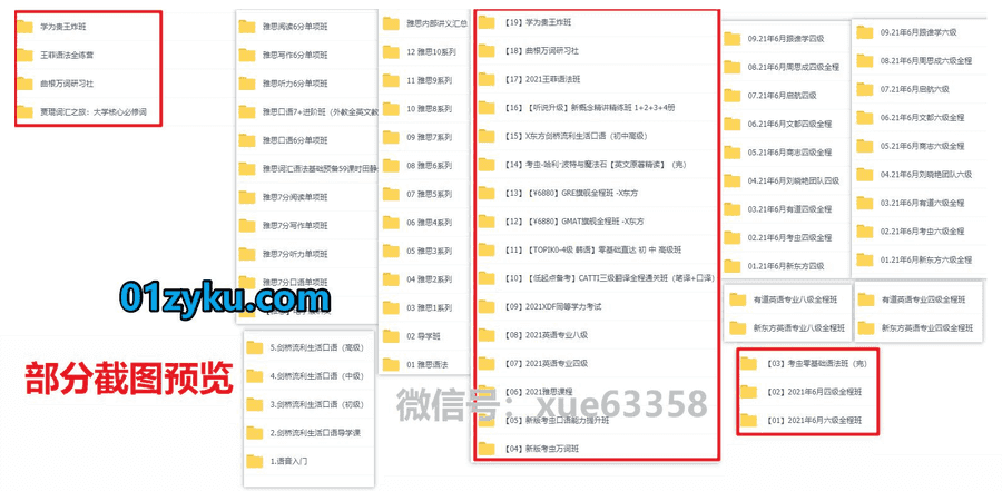 2021年四六级/雅思/专四专八/GMAT/GRE/CATTI/万词班/新概念精讲……1000G外语高端网课百度网盘资源合集_赚钱插图1