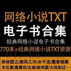 770本+各类经典网络小说TXT格式电子书百度网盘资源(按作者按文风分类)，包含晋江文/校园/甜宠/古代/穿越/ABO/娱乐圈/搞笑/纯爱……等类别_赚钱插图