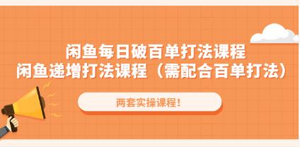 闲鱼每日破百单打法课程