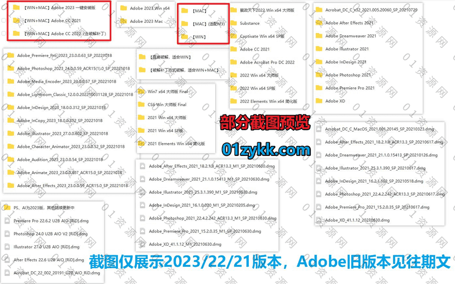 Adobe CC 2023-2017全家桶系列软件(支持WIN/MAC/苹果M1芯片)集成破解补丁一键安装版网盘资源合集，无需登录ID无需断网，支持简体中文！_赚钱插图1