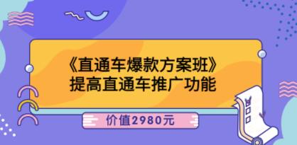 直通车爆款方案班