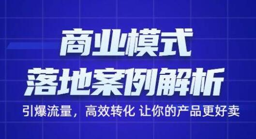 商业模式落地案例解析