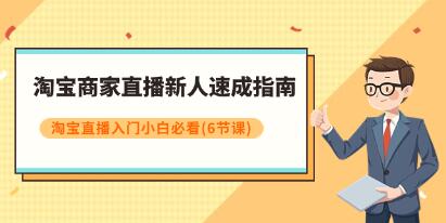 《淘宝商家直播新人速成指南》淘宝直播入门小白必看