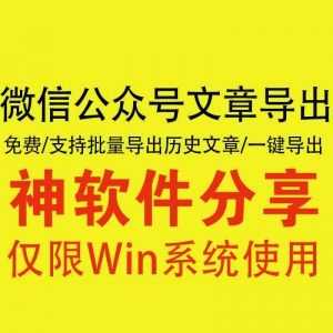 【微信公众号文章导出word/pdf工具】一键免费使用/支持历史文章批量导出_赚钱插图