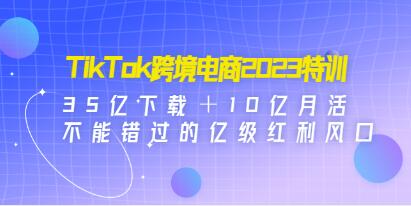 tiktok跨境电商培训