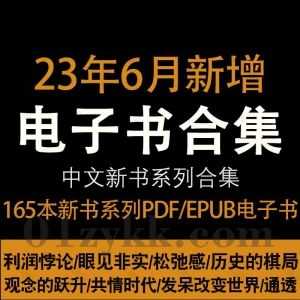 2023年6月新增的165本热门畅销中文书籍电子书PDF+EPUB百度网盘资源合集，包含通透/RPA落地指南/23新版企业会计准则/饮食的悖论…等_赚钱插图