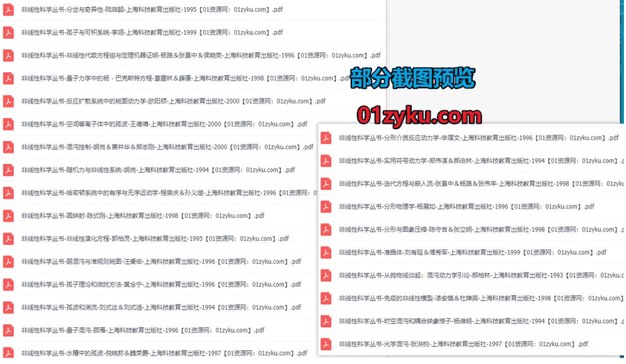 26套上海科教版非线性科学丛书系列电子书PDF资源百度网盘合集，从入门到进阶搞懂非线性科学_赚钱插图1
