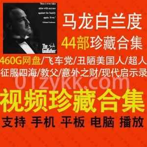 44部马龙·白兰度相关电影作品460G网盘资源珍藏合集（超清带中文字幕），包含飞车党/教父/凯撒大帝/码头风云/红男绿女/欲望号街车……等_赚钱插图