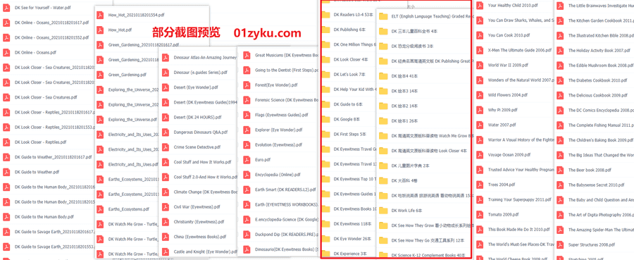 1000+本经典高清英文原版科普读物DK系列电子书PDF合集，包含DK儿童图片字典/分级阅读书/百科全书/动物绘本……_赚钱插图1