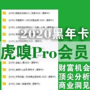 【2020虎嗅Pro黑年卡会员】顶尖团队分析/商业洞见/抓住财富机会（网盘持续更新）_赚钱插图