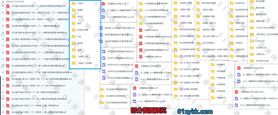 2022年高三高考三轮密训冲刺押题视频课程+PDF电子版讲义百度网盘资源合集，包含树成林/张博文/李辉/张志君/刘佳彬/刘旭雯……等40+名师_赚钱插图1