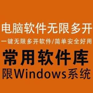 电脑软件无限多开神器，简单快速安全，限Windows系统_赚钱插图