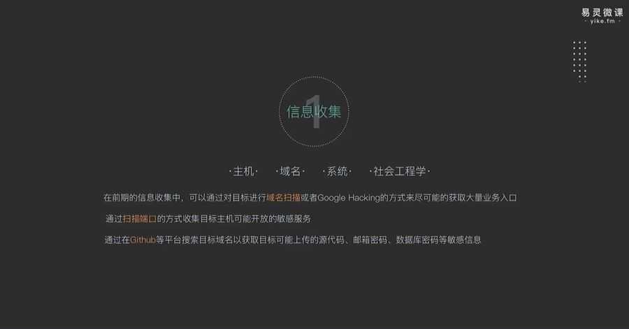 易灵微课：黑客之路 WEB安全体系课 视频截图