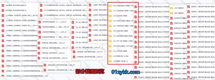 2023高三高考押题点睛班各平台课程+冲刺押题卷PDF电子版网盘资源合集，包含周帅/郭艺/徐磊/杨震/谢欣然/刘建业/王嘉庆/赵礼显…60+名师_赚钱插图2