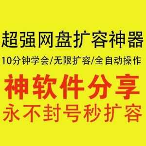 zui新网盘扩容软件技术，无需虚拟机10分钟学会！免封号！轻松实现无限扩容！_赚钱插图