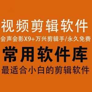 【电脑端2款适合小白的视频剪辑软件】会声会影X9+万兴剪辑手（永久免费使用）_赚钱插图